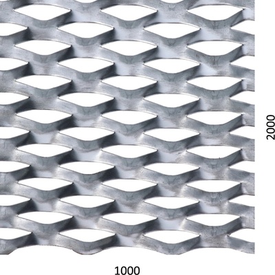 Tahokov Fe 1000 x 2000 x 1,5 mm, oko 62 x 25 mm