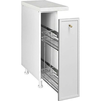 Matis Кухненски шкаф долен бутилиера alba d20 бяло