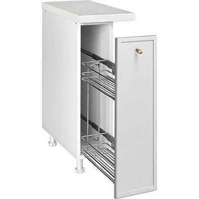 Matis Кухненски шкаф долен бутилиера alba d20 бяло