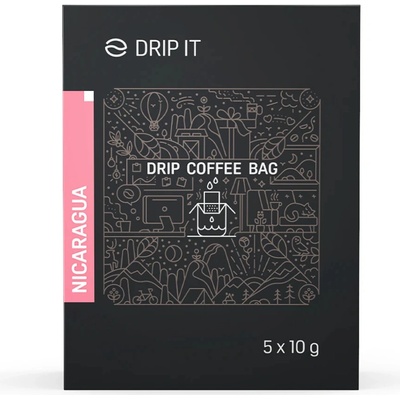 Drip it Káva ve filtru Nicaragua Prodecoop 5 x 10 g