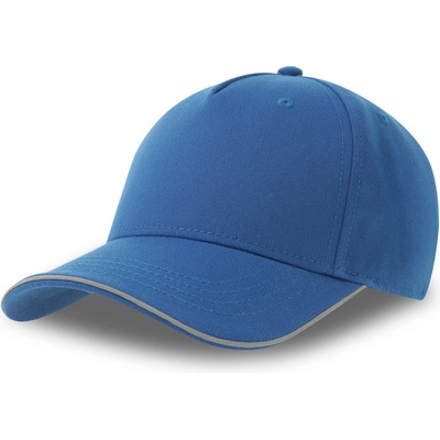 Atlantis Headwear Reflect-S 5 panelová baseballová COT33025405099-royal Modrá královská
