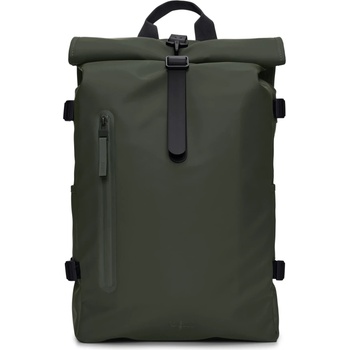 RAINS Дневна раница Rains Rolltop Rucksack Large W3 23 Daypack - Green - размер One Size (502-9575-0311)