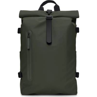 RAINS Дневна раница Rains Rolltop Rucksack Large W3 23 Daypack - Green - размер One Size (502-9575-0311)