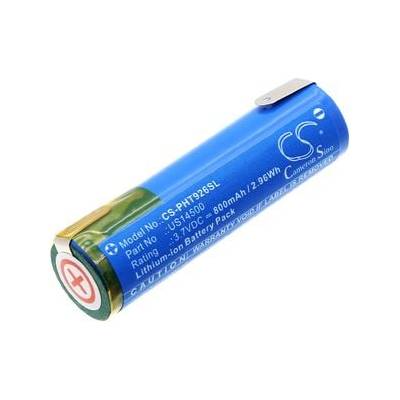 Baterie pro Philips At750, Hq8100, Sw7700 a další, 800 mAh, Li-Ion