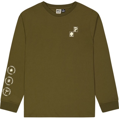Picture Мъжка блуза с дълъг ръкав Picture Pembroke L/S Tee Longsleeve - Tobacco Washed - размер XL (216-7780-0214)