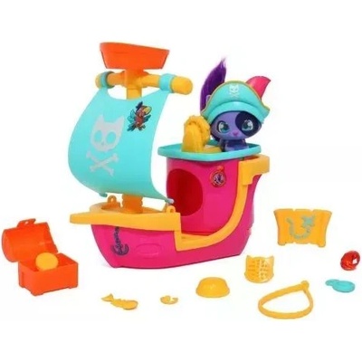 Happy Line Сладки котенца - Пиратски кораб комплект (450002)