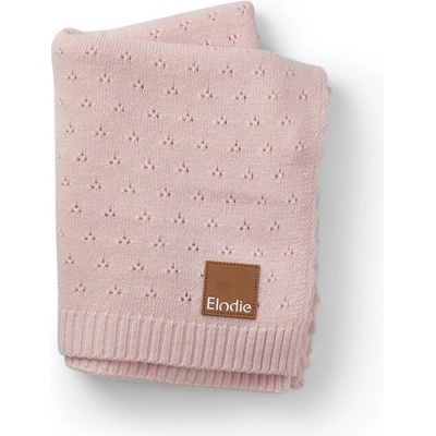 Elodie Details Pletená deka pre bábätko Pointelle Blanket Misty Pink