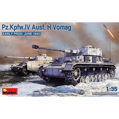 MiniArt Pz.Kpfw.IV Ausf. H VomagJune 1943 5x camo 35302 1:35