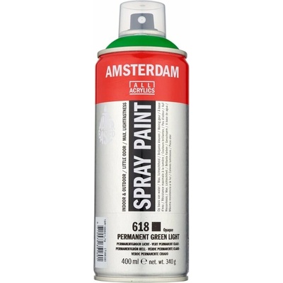 Amsterdam akrylový sprej 400 ml 618 Permanent Green Light