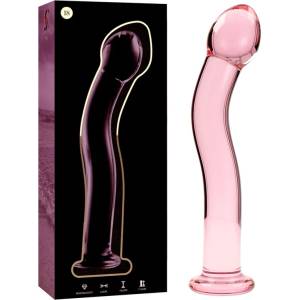  Дилдо от боросиликатно стъкло, 18, 5см. - Nebula Glass Pink 18 (D-235958)