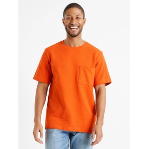 Celio Оранжева мъжка основна тениска с джоб Celio Degauffre Celio | Oranzhev | МЪЖЕ | S