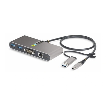 StarTech StarTech. com 5G2A1SGBB-USB-C-HUB докинг станция Жичен USB 3.2 Gen 1 (3.1 Gen 1) Type-C Сив (5G2A1SGBB-USB-C-HUB)