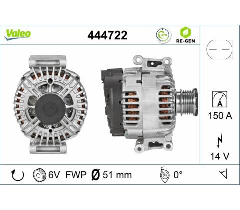 Alternátor VALEO 444722
