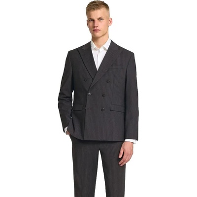 SELECTED Сако Selected Reg-Theo Pinstriped blazer - Grey (Dark Grey / Pinstriped)