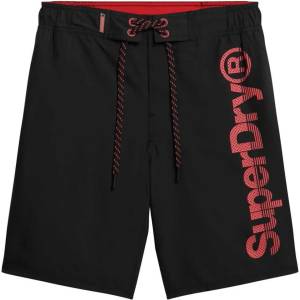 Superdry Бански гащета Superdry Classic swimming shorts - Black (BlackRed)