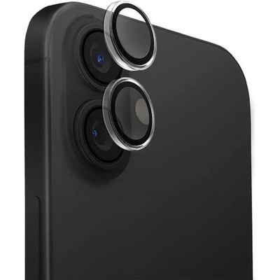 Uniq Optix Clear протектор за обектив на камера iPhone 16 / 16 Plus с апликатор - прозрачен черен (8886463690253)