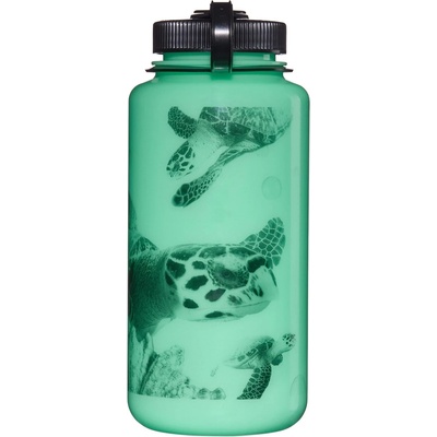Nalgene Бутилка за вода Nalgene Trinkflasche WH Glow Sustain Water bottle - Glow Black Turtles - размер 1 l (533-1562-0511)
