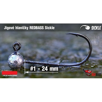 RedBass Jigová hlava Sickle veľ.1 1,5g