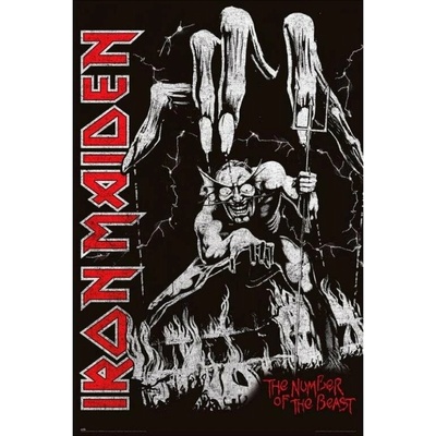 Plagát, Obraz - Iron Maiden - Number of Beast, 61 × 91.5 cm