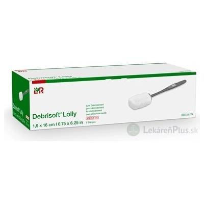 Lohmann & Rauscher GmbH & Co. KG Debrisoft Lolly na čistenie rán s röntgenkontrastným vláknom, 1,9 x 16 cm 5 ks