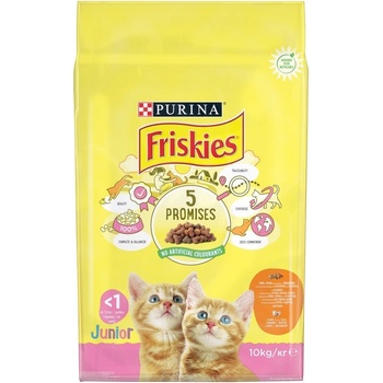Friskies Junior pro kočky s kuřecím masem mlékem a přidanou zeleninou 10 kg
