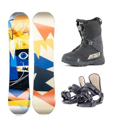 Beany Bonjour dětský snowboard + Beany Junior vázání + Beany Avenger BS boty - 135 cm + XS - EU 32-35