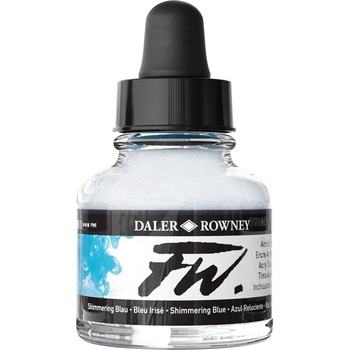 Daler Rowney FW Акрилно мастило Shimmering Blue 29, 5 ml 1 бр (160029711)