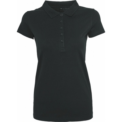 Build Your Brand Dámska polokošeľa BY023 Black