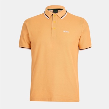 Boss Блуза с яка Boss Men's Paddy Short-Sleeve Polo Shirt - Open Orange