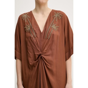 Lola Casademunt лятна рокля от вискоза (LS2616010)