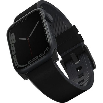 UNIQ Резервна каишка Uniq Straden за Apple Watch Series 4/5/6/7/SE 42/44/45mm, Черен (KXG0024319)