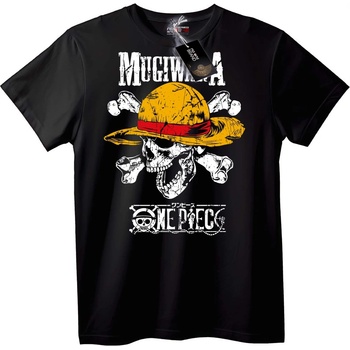 NOONEBRAND Тениска MUGIWARA One Piece с череп - 6XL, White