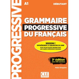 Grammaire Progressive du français. Niveau débutant. Livre de l'élève avec ressources numériques (ISBN: 9783125260665)