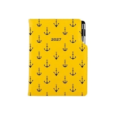Design B6 denní 2027 žlutá Námořník