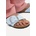 Birkenstock чехли с равна подметка дамски кожени Madrid Big Buckle (1031837)