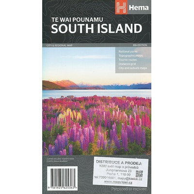 mapa New Zealand South Island 1:1 mil. HEMA