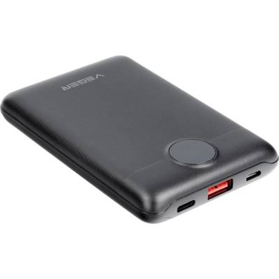 VEGER S11 10000mAh LCD Quick Charge PD22,5W Black