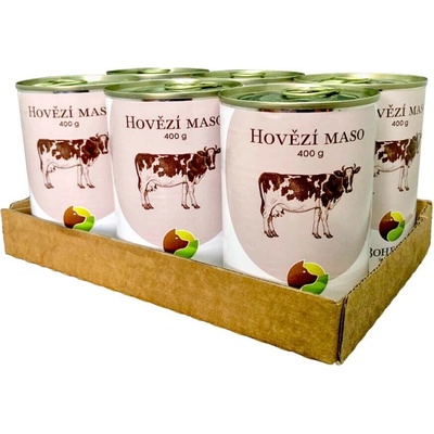 Bohemia Pet Food hovězí maso ve vlastní šťávě 6 x 800 g
