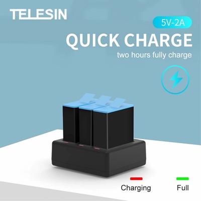 Telesin 3-slot charger for GoPro Hero 9 / Hero 10 GP-BCG-902 – Hledejceny.cz
