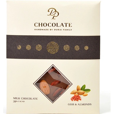 DP chocolate čokoláda Basic mliečna s goji a mandľami 70 g