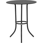 NIGER Метална градинска маса niger d 60 - черна (bit3535183)