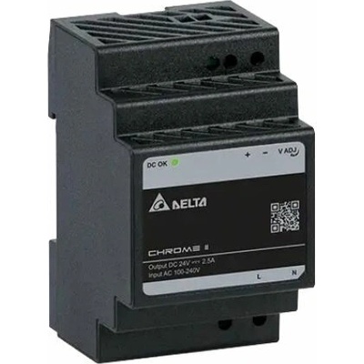 Delta Chrome II spínaný zdroj na DIN lištu 12V / 24V - 12V, 60W