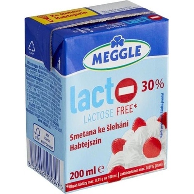 Meggle Smetana bez laktózy 30% 200 ml – Zboží Dáma