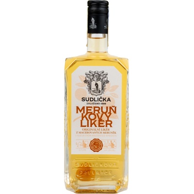Sudlička Meruňkový likér 25% 0,7 l (holá láhev)