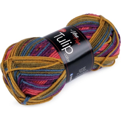 Pletací příze Tulip color 100 g Varianta: 9 (5211) hořčicová, Balení: 1 ks 46224/99536/234451