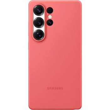 Samsung Silicone Cover Case EF-PS938CBE - оригинален силиконов кейс за Samsung Galaxy S25 Ultra (червен)