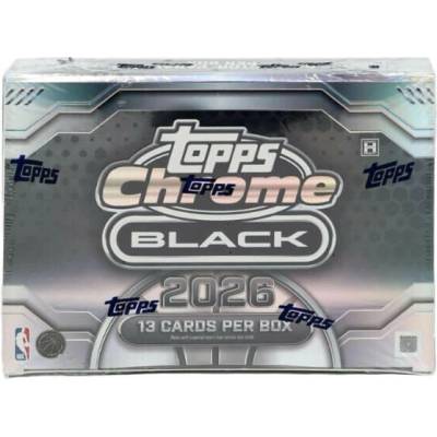 Topps 2026 Chrome Black Basketball Hobby Box