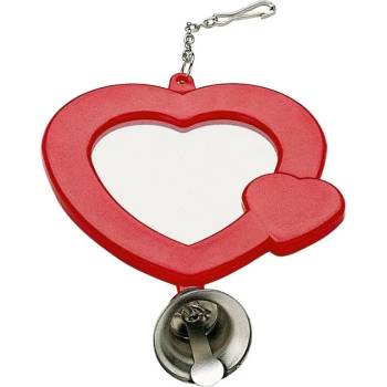 Ferplast Bird toy - Играчка oгледалце с камбанка за канарчета, екзотични и малки птици, 8 / 15, 5 см
