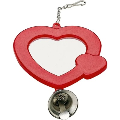Ferplast Bird toy - Играчка oгледалце с камбанка за канарчета, екзотични и малки птици, 8 / 15, 5 см