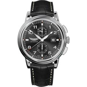 Aviator Мъжки часовник Aviator Douglas Chronograph V. 2.45. 0.405. 4 (V.2.45.0.405.4) Часовници